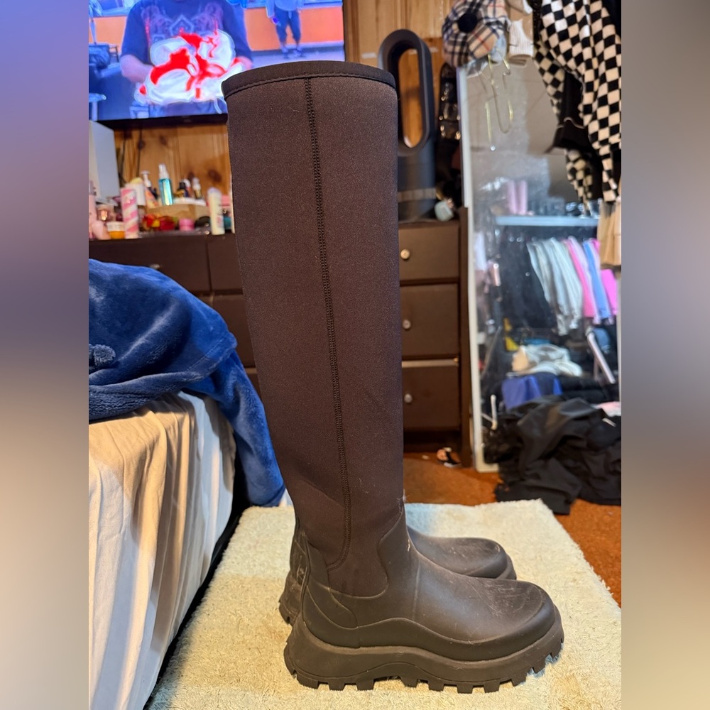 Hunter Black city explorer neoprene boots